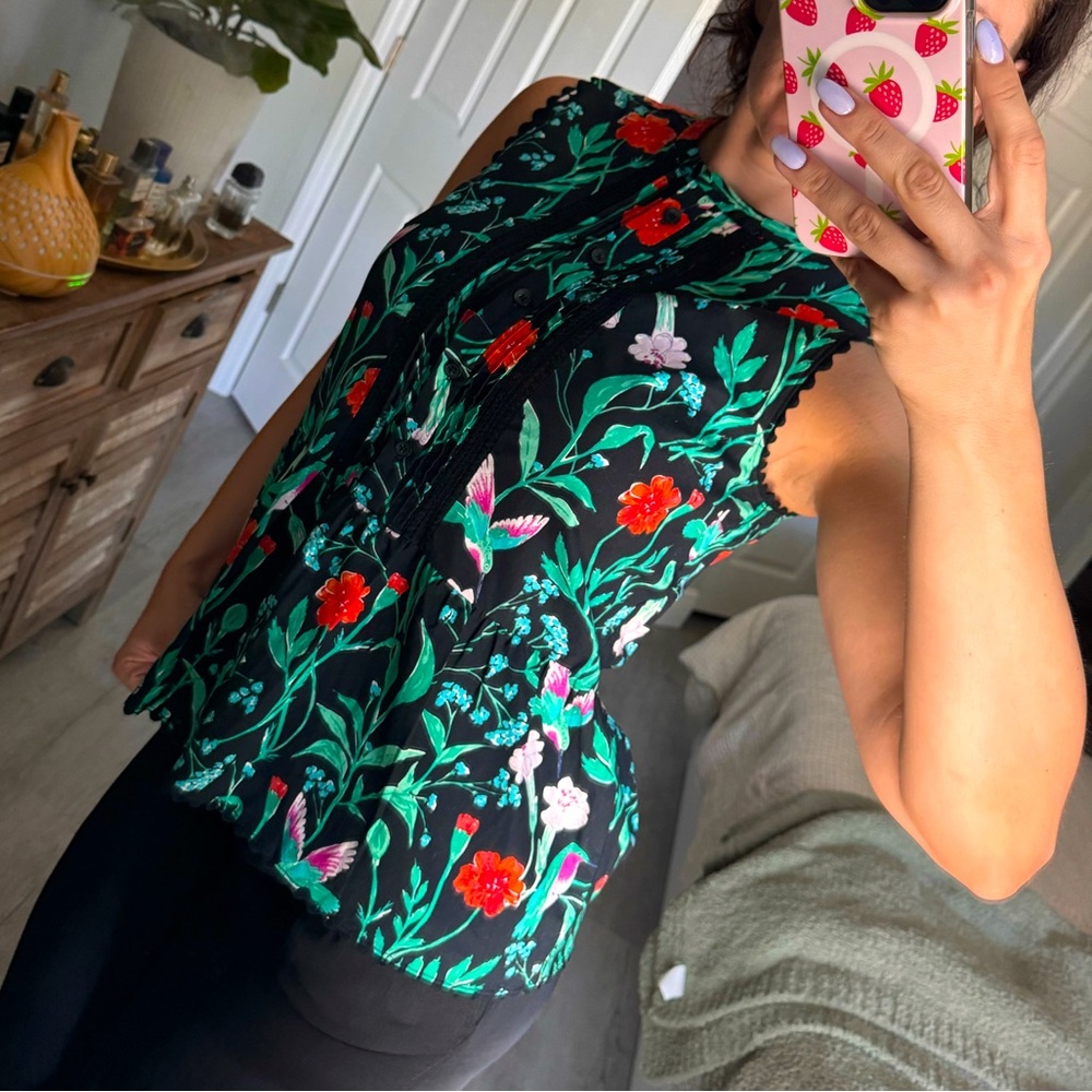 Kate Spade peplum blouse